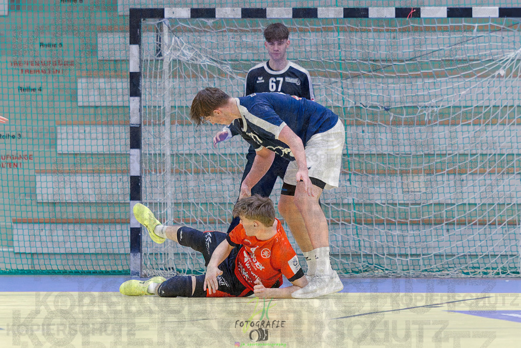 Jugendbundesliga A-Jugend; HSG Dutenhofen/Münchh. - HSG Rodgau Nieder-Roden | Jugendbundesliga A-Jugend; HSG Dutenhofen/Münchh. - HSG Rodgau Nieder-Roden am 07.12.2024 in Dutenhofen (Sporthalle Dutenhofen)Photo © 2024 - Jörg Heinrich - Realisiert mit Pictrs.com