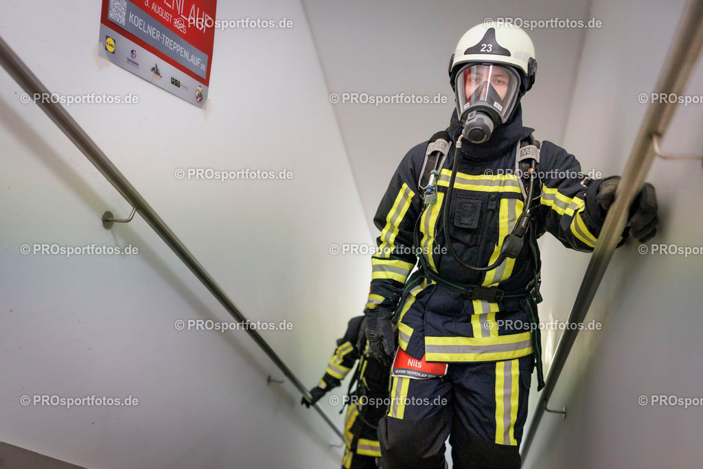 KölnTurm Treppenlauf; Köln, 03.08.2025 | Impressionen vom KölnTurm Treppenlauf am 03.08.2025 in Köln (Nordrhein-Westfalen). 
