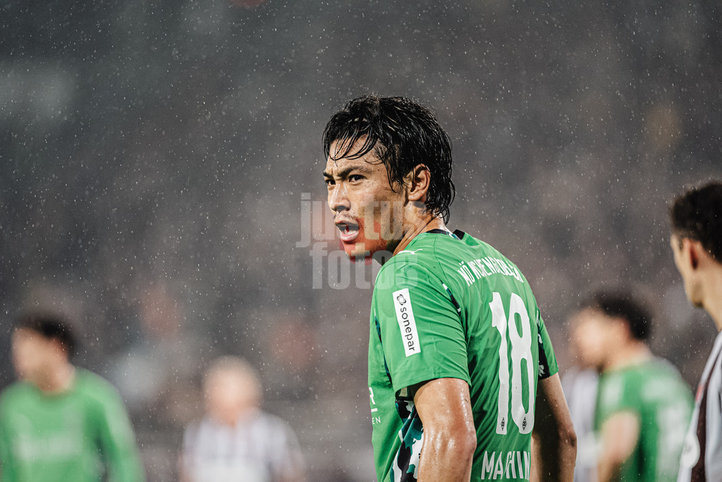 Fußball | Männer | Saison 2025/2026  | Fußball-Bundesliga | 09. Spieltag | FC St. Pauli vs. Borussia Mönchengladbach | 01.11.2025 | Shuto Machino (#18, Borussia Mönchengladbach)