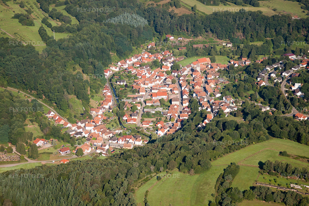 Luftbild: Bundenthal von Osten in Bundenthal im Bundesland Rheinland-Pfalz in Deutschland. Foto: IMG_31041.jpg vom 07.08.2010 durch Werner Riehm/FLY-FOTO.de
