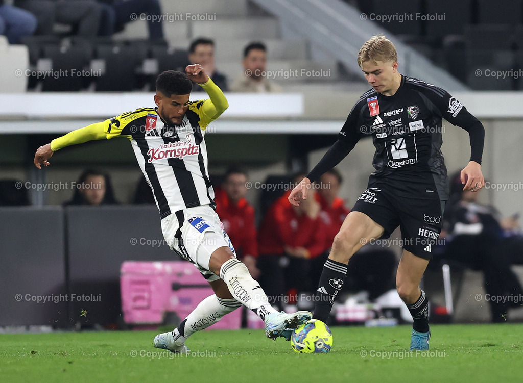 A_LUI_02042025_03 | SPORT FUSS OEFB-CUP HALBFINALE LASK -WAC 02.04.2025 IM BILD:ERIK KOJZEK  (WAC) UNDANDRES ANDRADE R (LASK) FOTO:FOTOLUI/MW