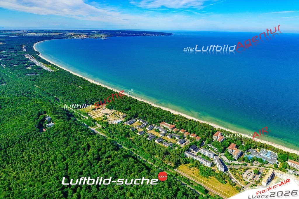 Die Luftbildaufnahme Seebad-prora - Binz wurde 2018 mittels Flugzeug (keine Drohne) erstellt. Perfekte Schärfe und Druck- Auflösung- Garantiert!