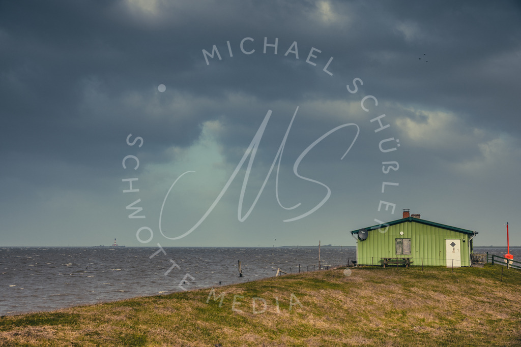 2022-01-30 Sturmflut Orkantief Nadia Eiderstedt Nordsee - 025 | Sturmflut Tümlauer Koog - Realisiert mit Pictrs.com