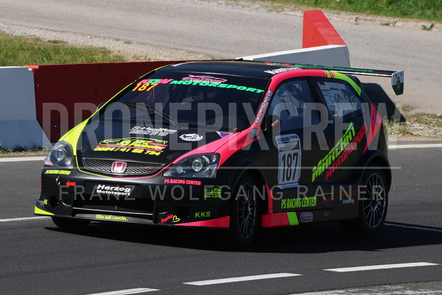 FIA European Hill Climb Championship – Rechberg 2026 | FIA European Hill Climb Championship at Rechberg, held from 24 to 26 April 2026 near Tulwitz, Styria, Austria. The image shows Daniela MARCHAT (AUT) Honda Civic Type R.