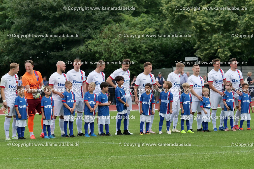 Fußball : Testspiel : SuS 09 Dinslaken - Schalke 04 U 19 am 25.07.2024 | Foto : Jochen Emde / www.kameradabei.de - Realisiert mit Pictrs.com