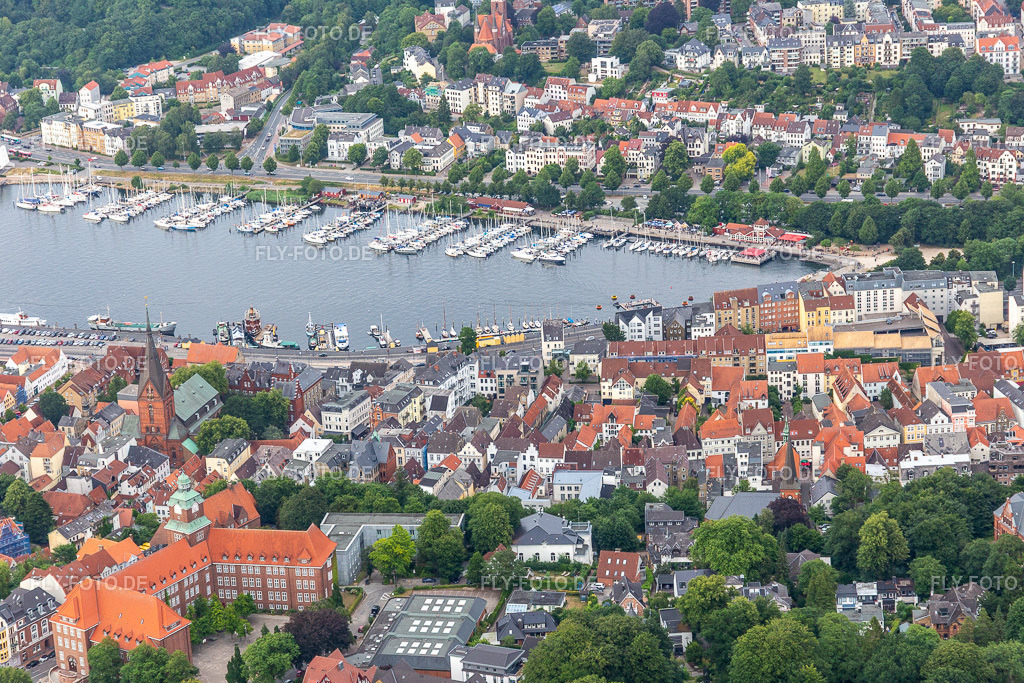 Hafenspitze | Luftbild: Hafenspitze in Flensburg im Bundesland Schleswig-Holstein in Deutschland. Foto: IMG_127732.jpg vom 23.07.2021 durch ©2025 Werner Riehm fly-foto.de/copyright - Realisiert mit Pictrs.com