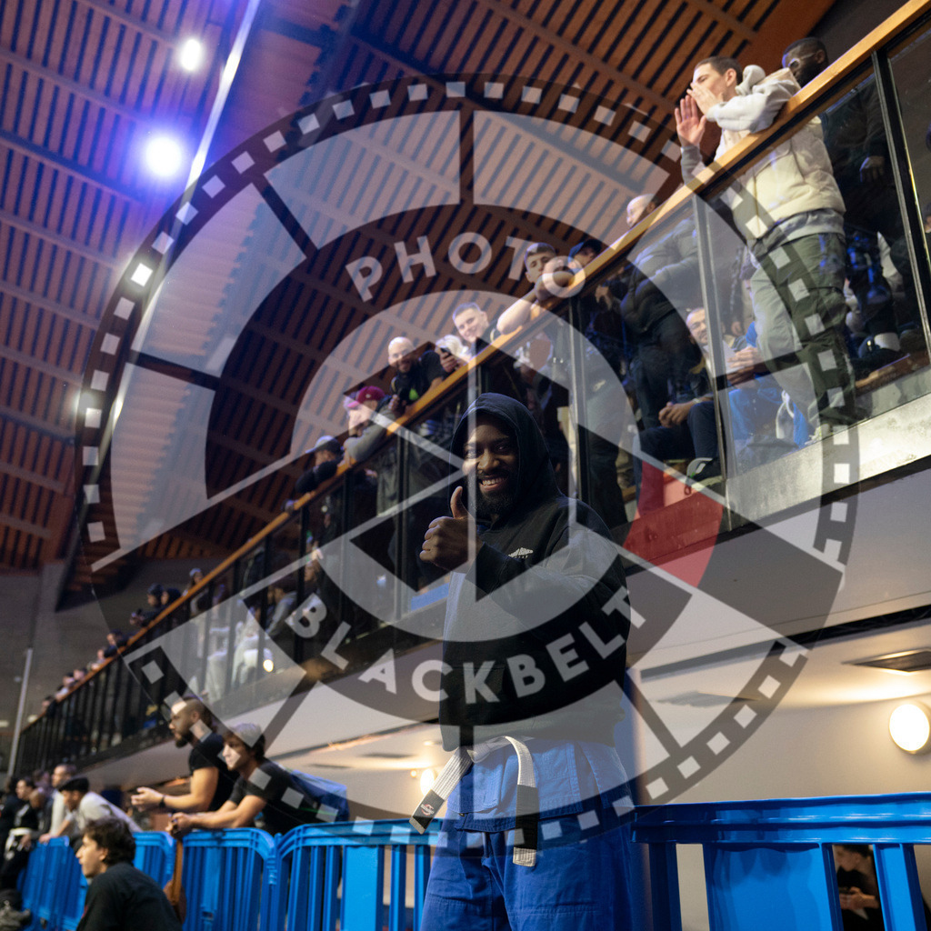 20240119PBB1128 | Fighters compete during the IBJJF European Championship in Paris, France, on January 19, 2024.