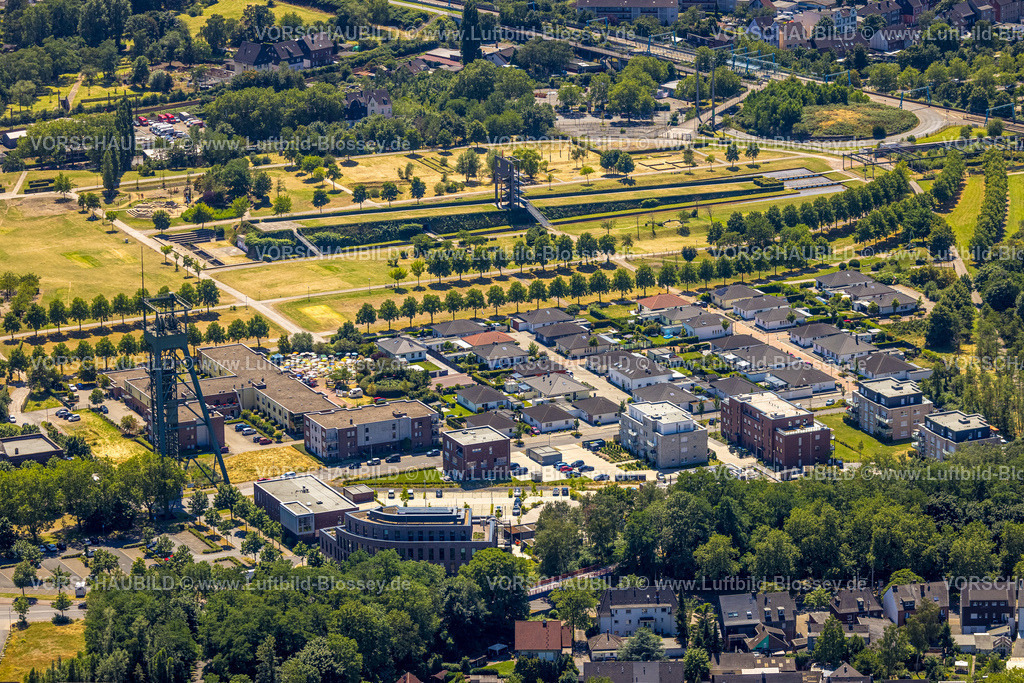 Oberhausen230705615 | Luftbild, OLGA Park, Wohnsiedlung ehemalige Zeche Osterfeld Schacht 3, ASO Oberhausen ÃƒÆ’Ã‚Â¢ÃƒÂ¢Ã¢â‚¬Å¡Ã‚Â¬ÃƒÂ¢Ã¢â€šÂ¬Ã…â€œ Seniorenresidenz am OLGA-Park, Borbeck, Oberhausen, Ruhrgebiet, Nordrhein-Westfalen, Deutschland