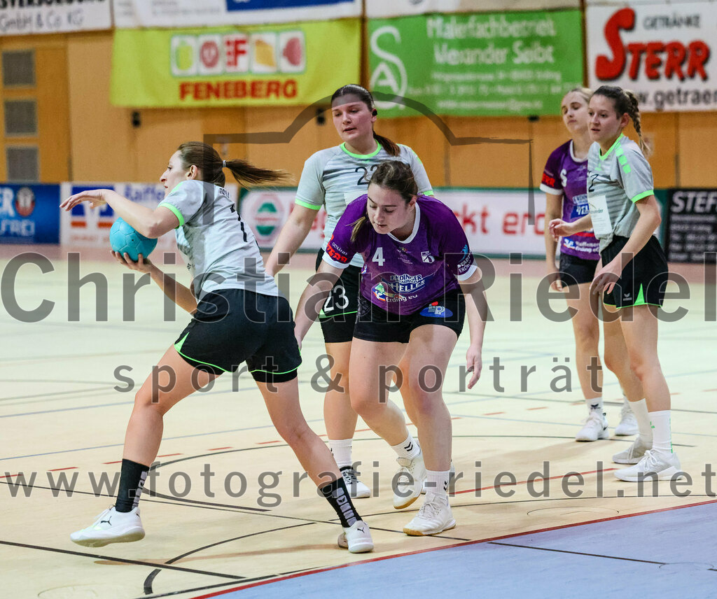 2023-11-11_053_SpVgg_Altenerding_gegen_TSV_Simbach_II | Erding, Deutschland, 11.11.2023:
Handball, Bezirksliga Frauen Altbayern 2023 / 2024, 5. Spieltag, SpVgg Altenerding II gegen TSV Simbach II, Endergebnis: 31:28

Elena Sommer (SpVgg Altenerding, #4)

Foto: Christian Riedel / fotografie-riedel.net