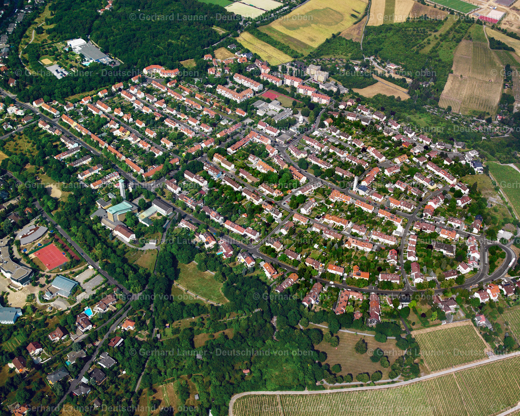 9300355 | WüRZBURG 21.08.2021 Wohngebiet - Mischbebauung der Mehr- und Einfamilienhaussiedlung im Ortsteil Frauenland in Würzburg im Bundesland Bayern, Deutschland. // Residential area - mixed development of a multi-family housing estate and single-family housing estate in the district Frauenland in Wuerzburg in the state Bavaria, Germany. Foto: Gerhard Launer