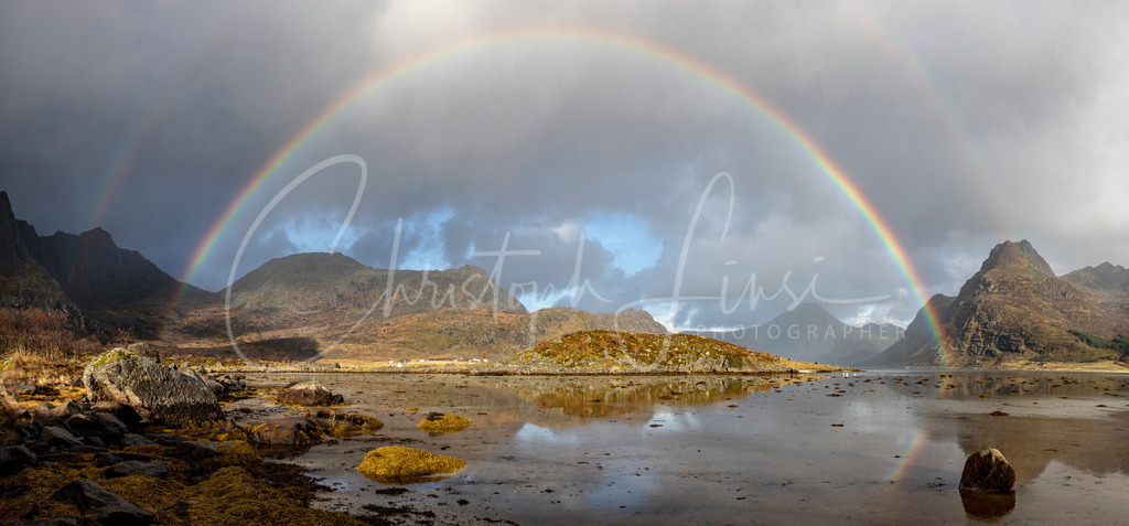 Fjord Regenbogen Panorama 1 | Landschaftsfotografie Akt nude landsape fotografie - Realisiert mit Pictrs.com