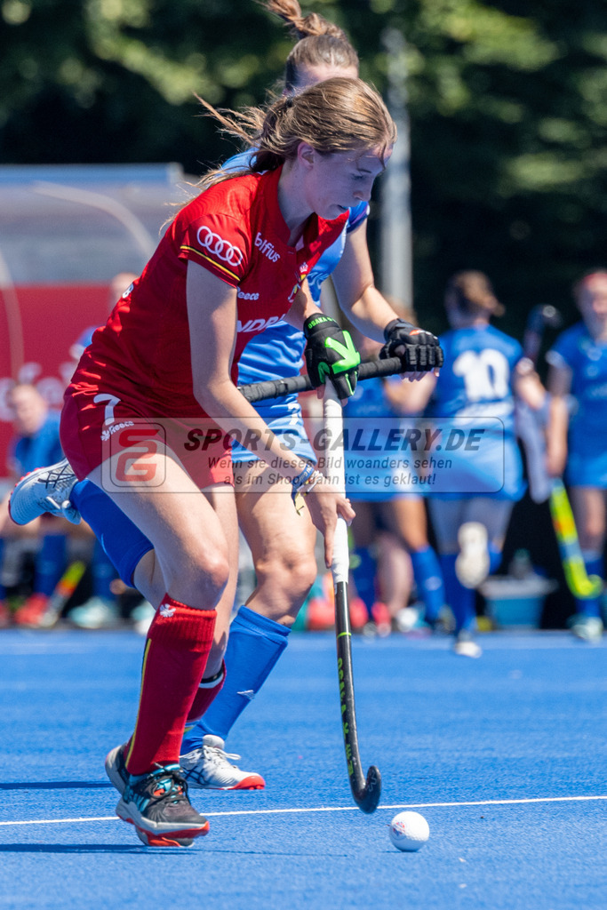 SFE_20230708_0107 | EuroHockey EM U18 Girls Belgium vs Scotland am 08.07.2023 in Krefeld (Gerd-Wellen-Hockeyanlage), Photo: Stephan Fehrmann 2023 (Sports-Gallery)