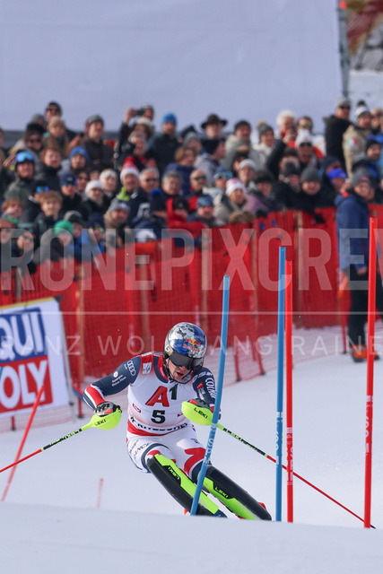Audi FIS Ski World Cup: Men’s Slalom – Hahnenkamm Race, Kitzbuehel | Kitzbuehel, Austria, 25.Jan.26 - Alpine Skiing - FIS World Cup, Hahnenkamm Race, Slalom, men. The image shows NOEL Clement (FRA, Dynastar).