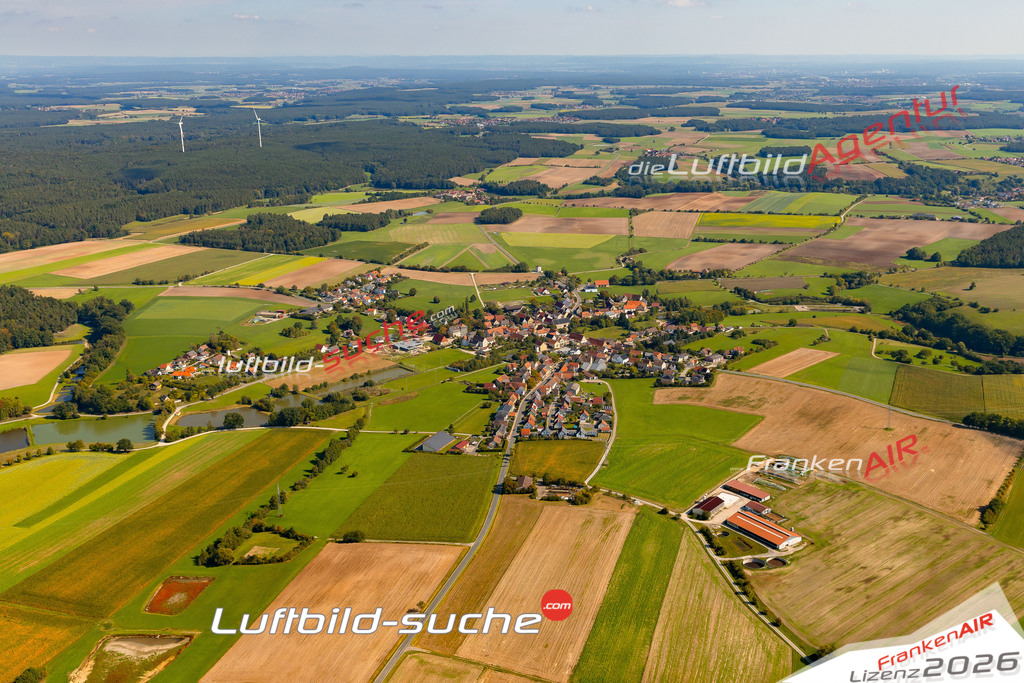 Luftaufnahme von Brunn Emskirchen Bild- Das Luftbild wurde 2025 vom UL-Flugzeug heraus erstellt ( keine Drohne ) - Hochauflösende Luftaufnahme -Nicht vergleichbar mit Google Maps oder Satelittenbilder- Die Geschenkidee !Mit Lizenz und Bildrechte bestellbar