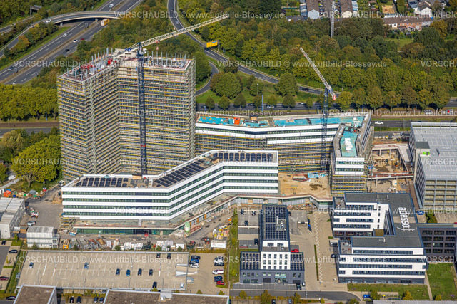 Dortmund231000064 | Luftbild, Stadtkrone-Ost Baustelle mit Neubau, Direktion Continentale, Schüren, Dortmund, Ruhrgebiet, Nordrhein-Westfalen, Deutschland