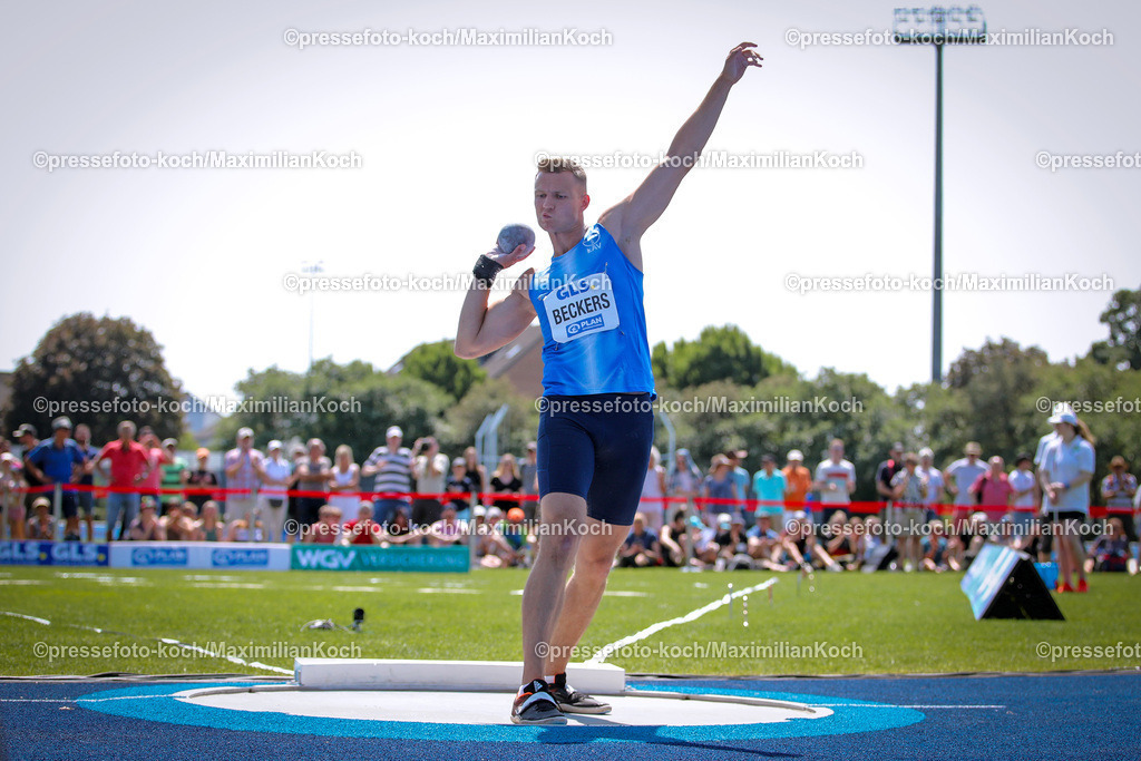 RT17062399671 | 17.06.2023, Leichtathletik, Mehrkampf-Meeting Ratingen, Tag 1, Stadion am Stadionring: Nico Beckers (LAV Bayer Uerdingen / Dormagen)
