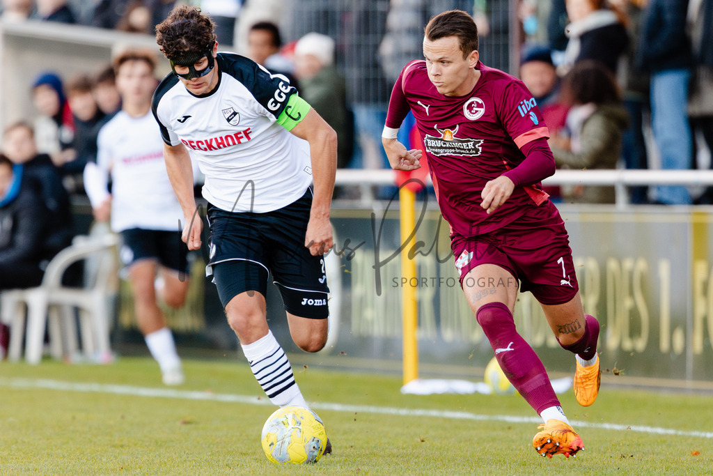 Westafelnpokal, Achtelfinale, Saison 2024/2025: 1. FC Gievenbeck - SC Verl | Westfalenpokal, Achtelfinale, Saison 2024/2025, 1. FC Gievenbeck empfängt SC Verl im Sportpark Gievenbeck in Münster. Foto: sportfotografie.ms | Markus Paletta - Realisiert mit Pictrs.com