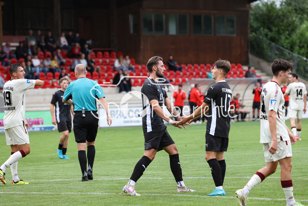 TSV Aindling - FC Memmingen | Jubel nach 0-1