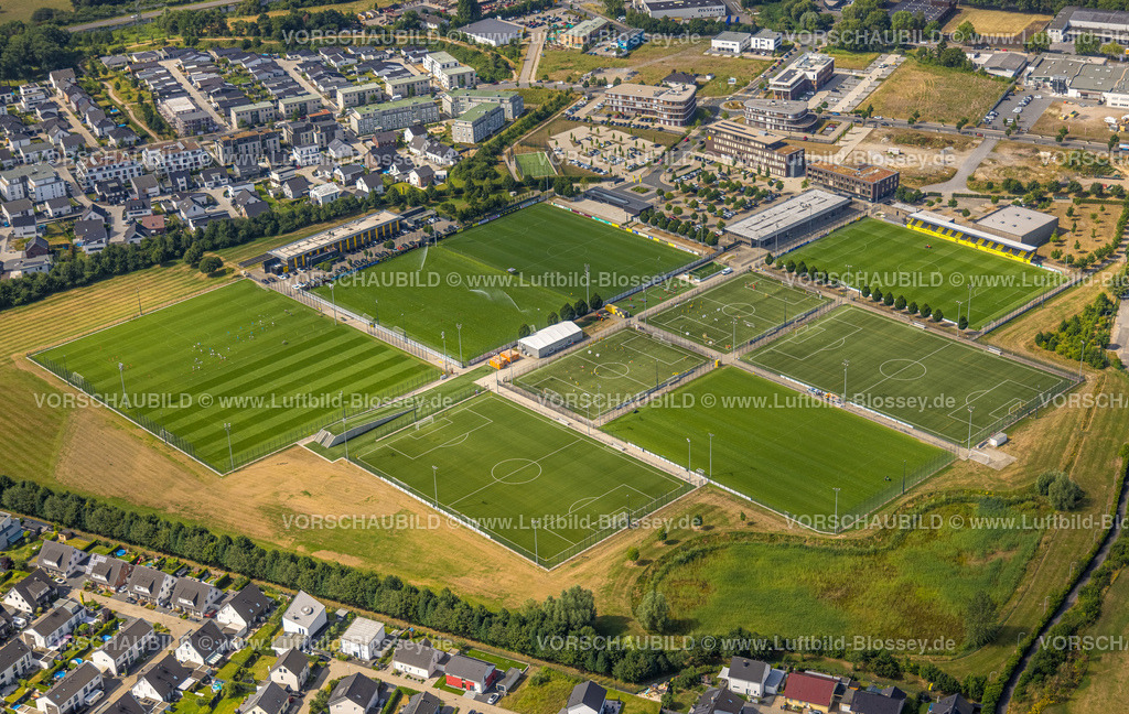 Dortmund220704019 | Luftbild, BVB Trainingszentrum, Adi-Preißler-Allee, Brackel, Dortmund, Ruhrgebiet, Nordrhein-Westfalen, Deutschland