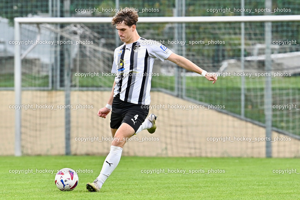 SVG Bleiburg vs. SAK 23.9.2023 | #4 Raphael Huber SVG Bleiburg, SVG Bleiburg vs. SAK 23.9.2023, SVG Bleiburg vs. SAK am 23.09.2023 in Bleiburg (Karl Kornberger Stadion), Austria, (Photo by Bernd Stefan)