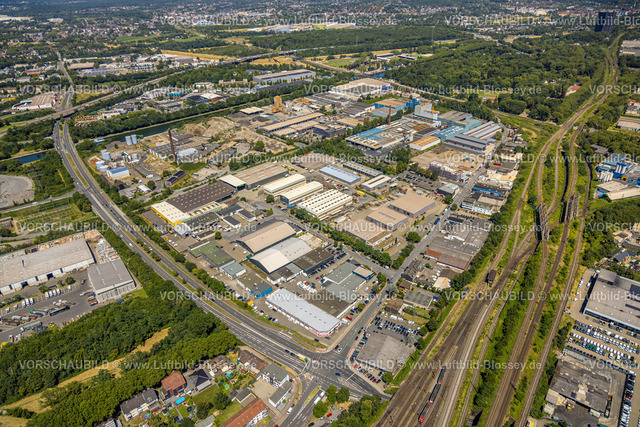 Oberhausen230705105 | Luftbild, Industriegebiet West 2 am Rhein-Herne-Kanal, Lirich, Oberhausen, Ruhrgebiet, Nordrhein-Westfalen, Deutschland