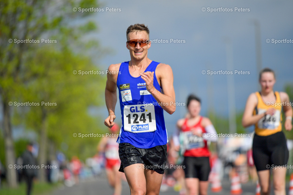 _KP18771_1 | 13.04.2025, xkaix, Leichtathletik Deutsche Meisterschaft 2025, Straßengehen v.l. Jonathan Hilbert (LG Ohra Energie) - Realisiert mit Pictrs.com