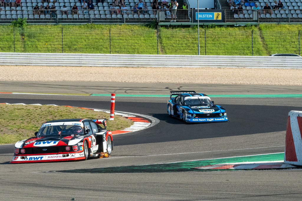 Belmont Oldtimer Grand Prix 2024 | 10.08.2024 Belmot Oldtimer Grand Prix 2024, Nürburgring,Deutschland, Bild: Rennen 2 DRM Revival, #54 Peter Mücke im Ford Turbo Capri von 1980, #30 Ronny Scheer im Ford Turbo Capri von 1979 - Realisiert mit Pictrs.com