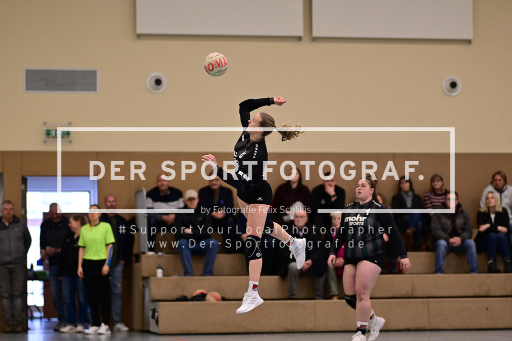 Faustball I Frauen I Saison 2025-2026 I Bundesliga Nord I 7c. Spieltag I MTV Wangersen - Ohligser TV I 25.01.2026 I 38780 | Der Sportfotograf. - Realisiert mit Pictrs.com