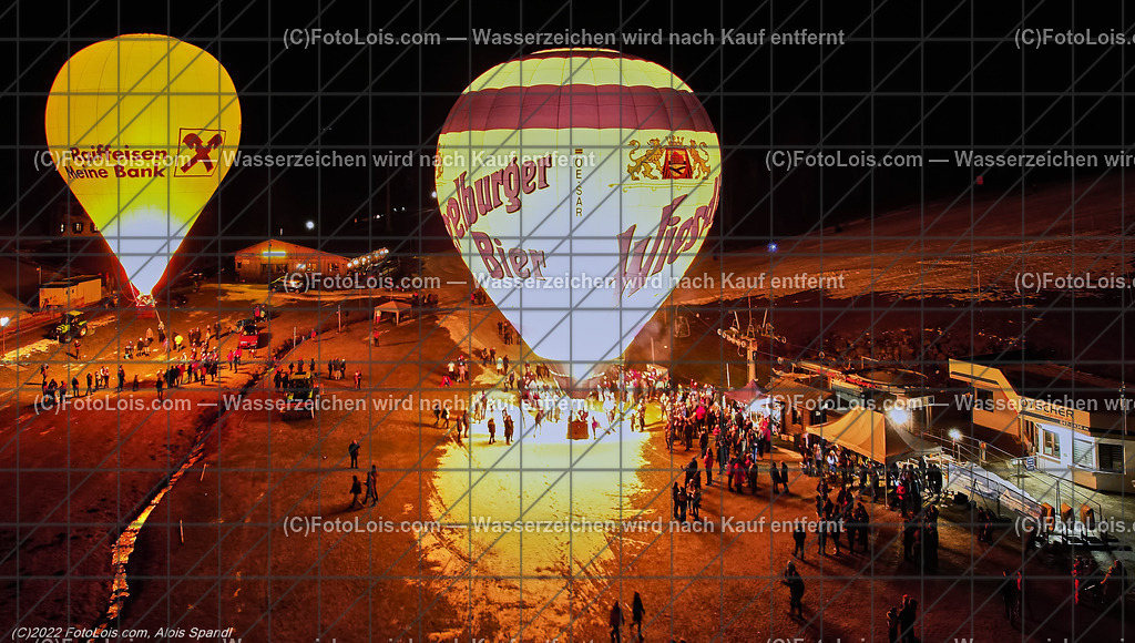 0286_Luftbild_Nacht der Ballone_Lackenhof 1 | (C)FotoLois.com, Alois Spandl, Luftbild, 'Nacht der Ballone' des Ballonclub ÖTSCHERLAND in Lackenhof/Weitental, gemeinsame Veranstaltung mit Tourismusverband ÖTSCHER, Mi 28. Dezember 2022.