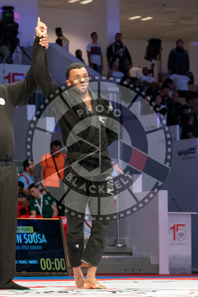 20231106PBB2159 | Fighters compete during the AJP World Master Championship in the Mubadala Arena in Abu Dhabi, Arab United Emirates, on November 6, 2023.