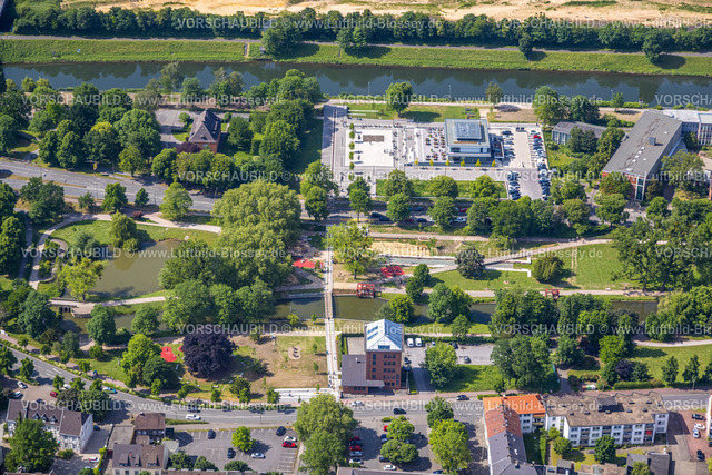 Hamm220504682 | Luftbild, Wassersportzentrum an der Adenauerallee, Nordringpark, Mitte, Hamm, Ruhrgebiet, Nordrhein-Westfalen, Deutschland