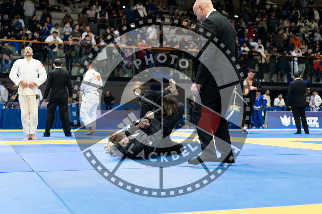 20240119PBB2630 | Fighters compete during the IBJJF European Championship in Paris, France, on January 19, 2024.