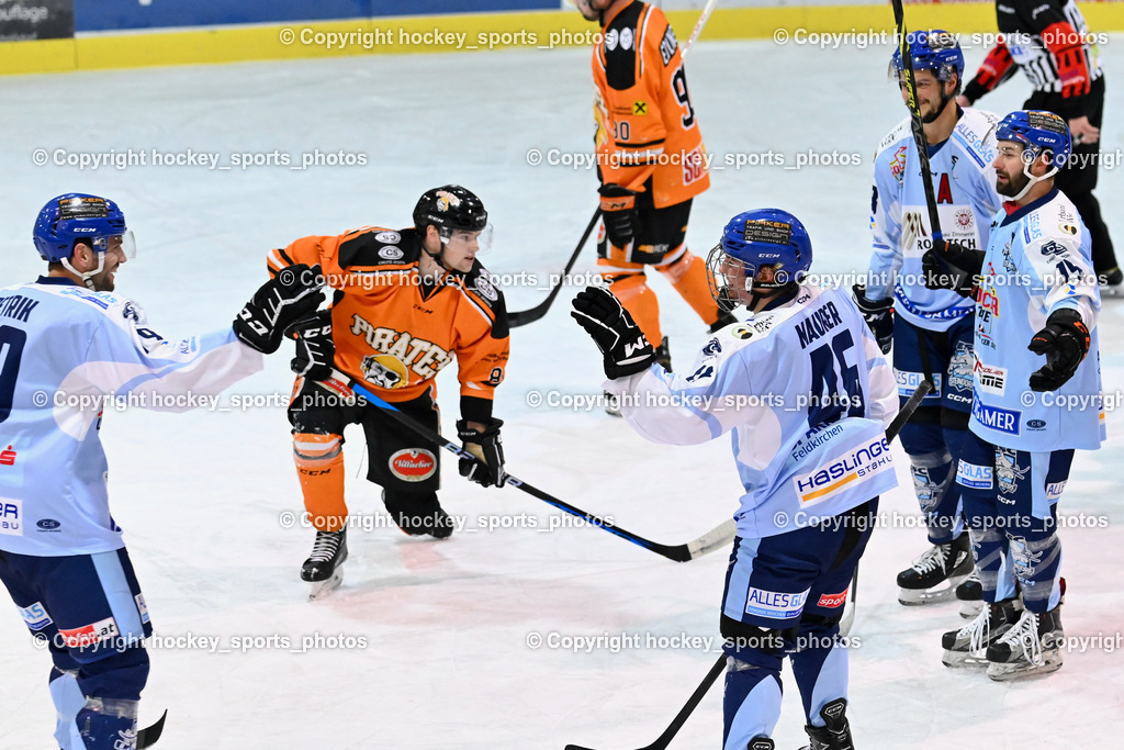 ESC Steindorf vs. USC Velden 4.1.2023 | #79 Petrik Benjamin, #87 Matschigg Patrick, #46 Maurer Julian, #15 Gasser Daniel, #28 Bacher Stefan, Jubel ESC Steindorf Mannschaft