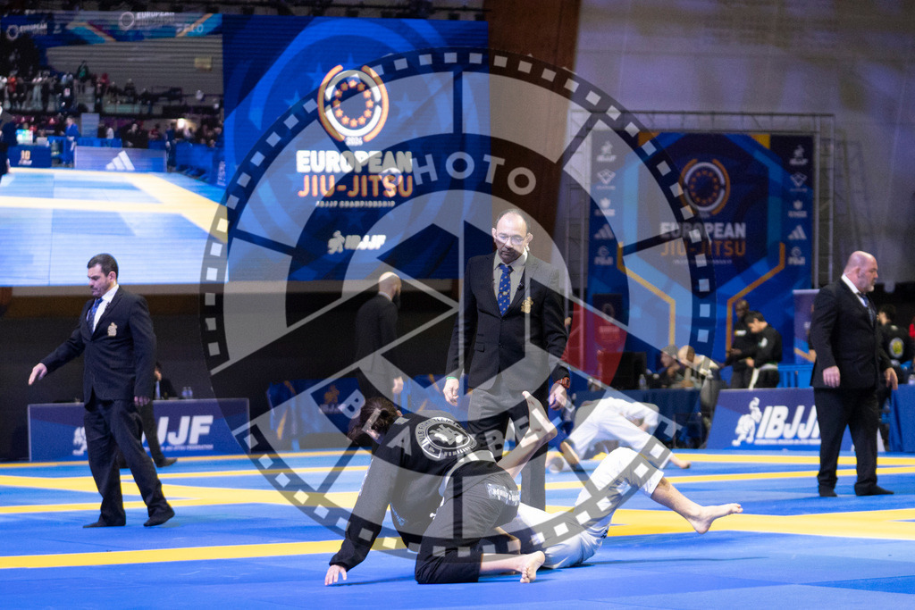 20240119PBB1068 | Fighters compete during the IBJJF European Championship in Paris, France, on January 19, 2024.