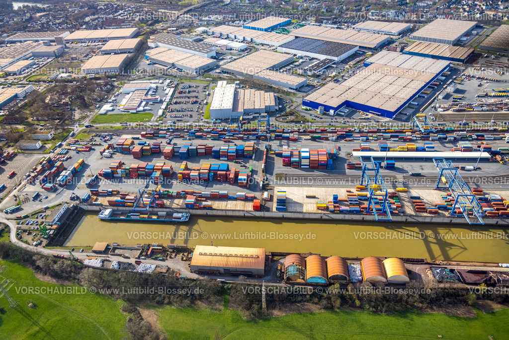 Duisburg230302874 | Luftbild, logport I, Containerhafen, Duisburg Hafen D3T Duisburg Trimodal Terminal, AutomobilLogistik, Friemersheim, Duisburg, Ruhrgebiet, Nordrhein-Westfalen, Deutschland