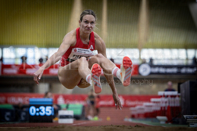 Indoor Meeting Dortmund, 08.02.2026 | DORTMUND, GERMANY - FEBRUARY 8:  Triple jumper Neja Filipic (Slowenien) during the Indoor Meeting Dortmund at the Helmut-Koernig-Halle on February 8, 2026 in Dortmund, Germany. (Photo by Axel Kohring/Beautiful Sports Int.)