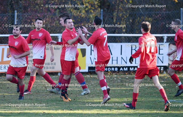 ulm | Fussball Kreisliga A 2  2018/2019    18.11.2018SG Rexingen / Dettingen - ASV NordstettenTEAMJUBEL ASV nach dem Siegtreffer zum 0-1FOTO: ULMER PressebildagenturxxNOxMODELxRELEASExx