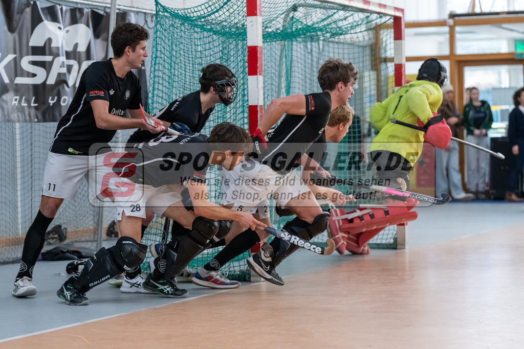 HK_20250202_102442 | 2. Bundesliga Halle Herren Club Raffelberg - Schwarz Weiss Köln am 2.2.2025 Halle am Raffelberg, Duisburg ,