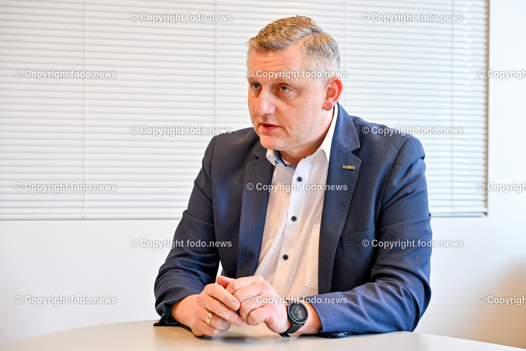 Reinhold Binder (Bundesvorsitzender der Produktionsgewerkschaft PRO-GE)_ 08.03.2024-18 | 08.03.2024, Linz, AUT, Linz, im Bild Reinhold Binder (Bundesvorsitzender der Produktionsgewerkschaft PRO-GE)