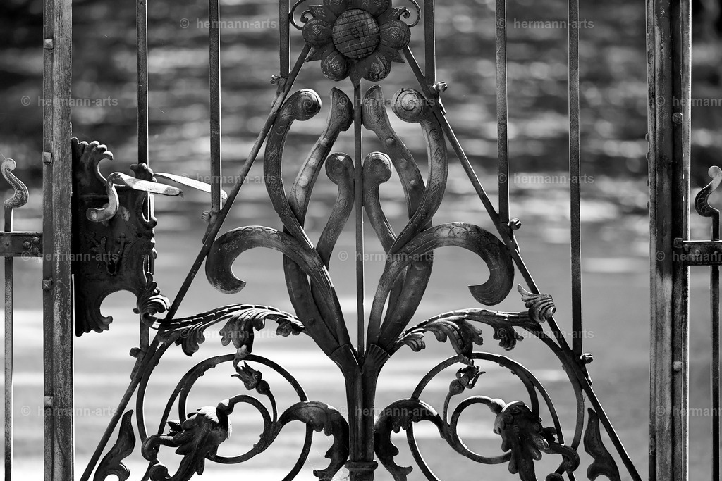 Hermann-Arts_Barockes Tor_053 | Photo Foto Kunst Art schwarzweiss Bilder Rheine Münster Berlin Blumen 