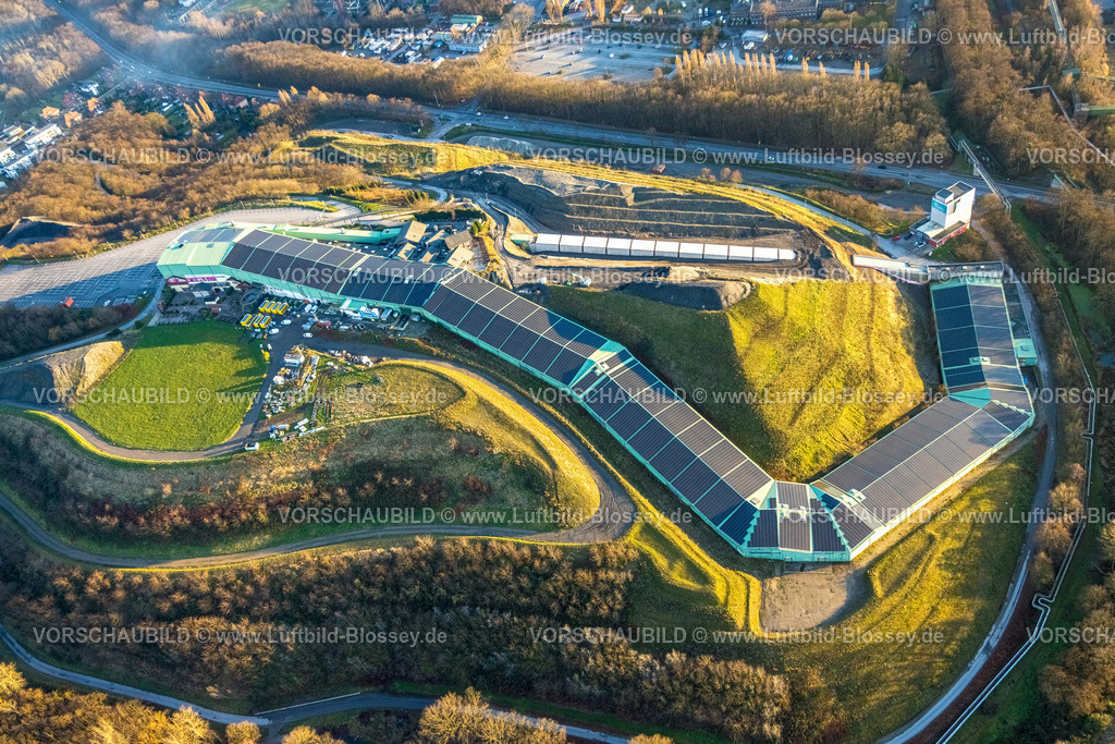 Bottrop251204530 | Luftbild, Baustelle mit Tunnel-Umbau am alpincenter Bottrop, Skihalle auf der Halde Prosperstraße, Welheim, Bottrop, Ruhrgebiet, Nordrhein-Westfalen, Deutschland
