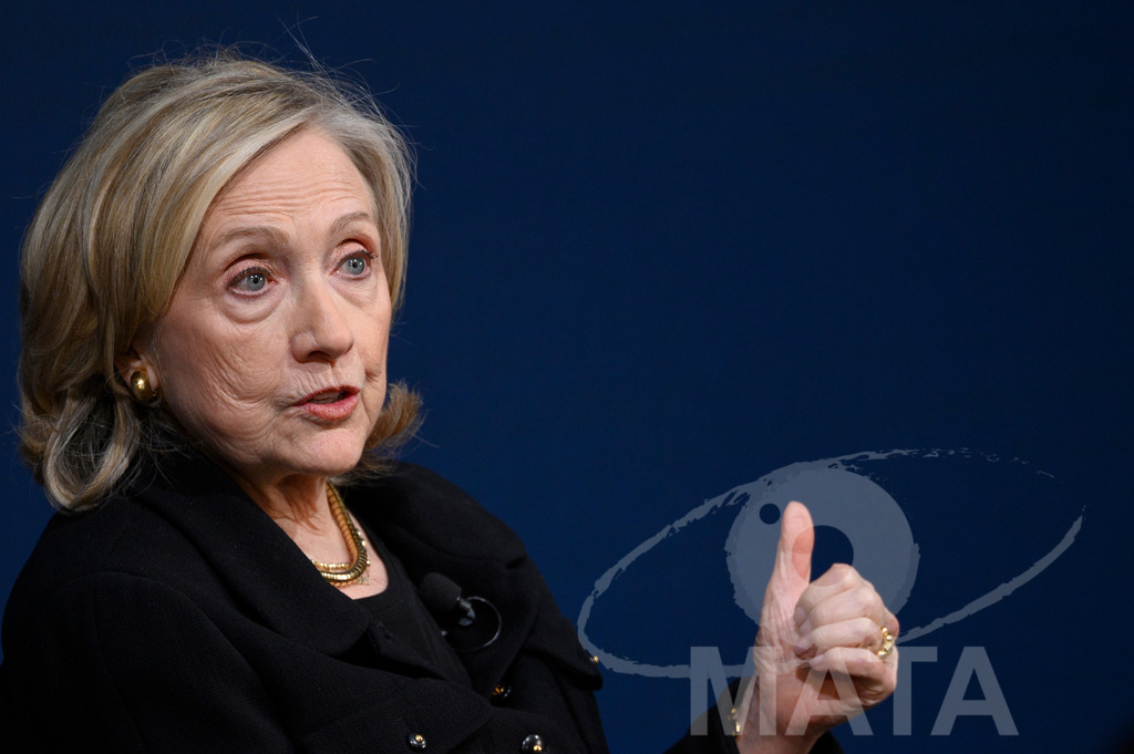 _DWI2964 | Die US-Politikerin Hillary Clinton auf der Veranstaltung Bridging Scholarship and Statecraft im Rahmen der Münchner Sicherheitskonferenz 2026. München, 13.02.2026 Bayern Deutschland  - Realisiert mit Pictrs.com