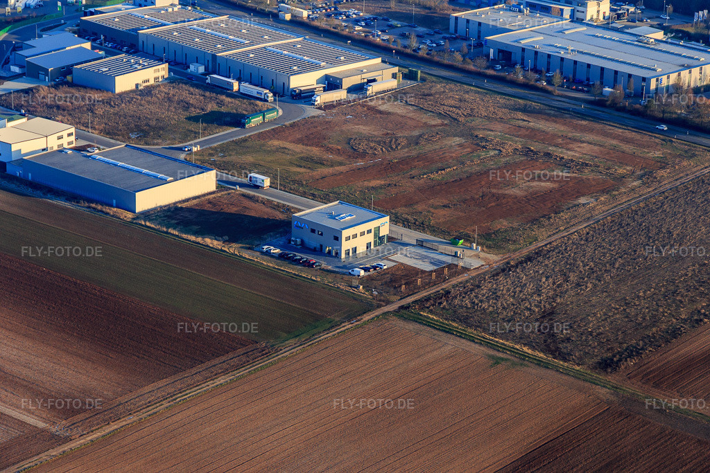 Luftbild: netgo tax GmbH in Herxheim bei Landau im Bundesland Rheinland-Pfalz in Deutschland. Foto: IMG_112549.jpg vom 21.01.2019 durch Werner Riehm/FLY-FOTO.deInstagram icon
