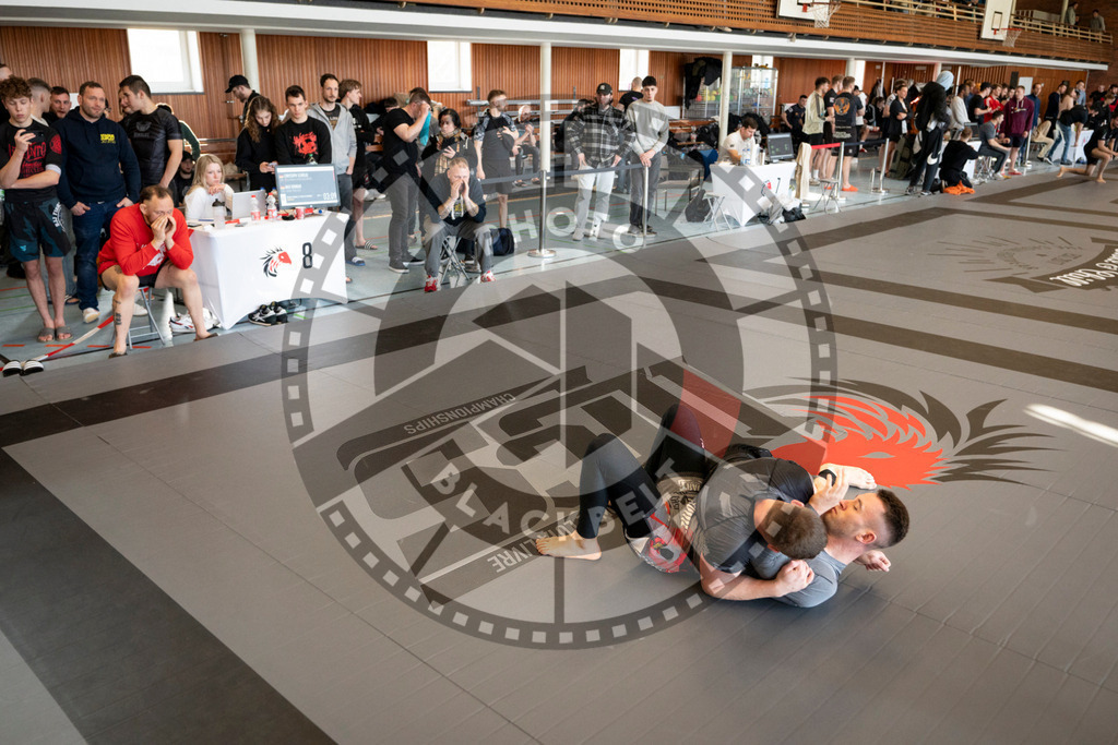 20240309PBB6930 | Fighters compete during the International Luta Livre (ILLCS) Spring Championship in Hannover, Germany, on March 9, 2024.