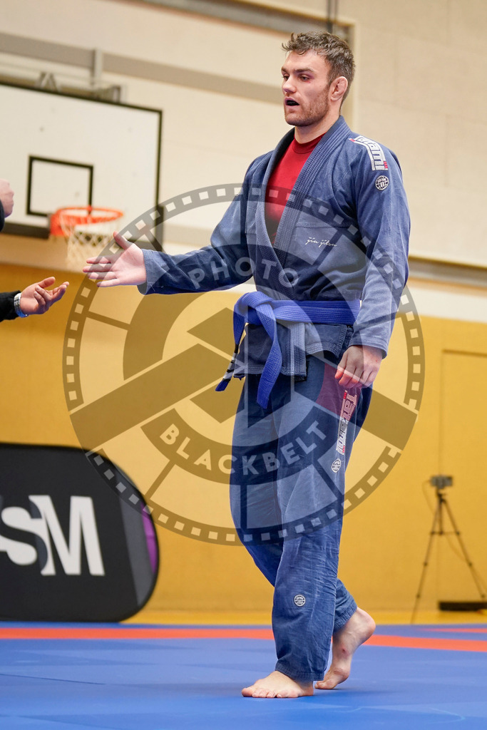 20240203PBB05663 | Fighters compete during the Brazilian Jiu-Jitsu Championship of the AJP Tour in Maintal by Frankfurt am Main, Germany, on February 2, 2024.