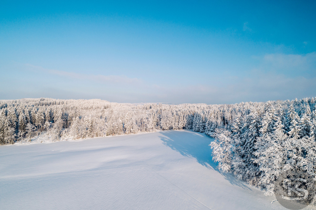 Wunderschöne Allgäu-Winterlandschaft aus der Luft – Hügel, Wälder und Alpenpanorama | Wunderschöne Allgäu-Winterlandschaft aus der Luft mit sanften Hügeln, verschneiten Wäldern und beeindruckendem Ausblick – ruhige, klare Winteridylle in einzigartiger Vogelperspektive. - Realisiert mit Pictrs.com