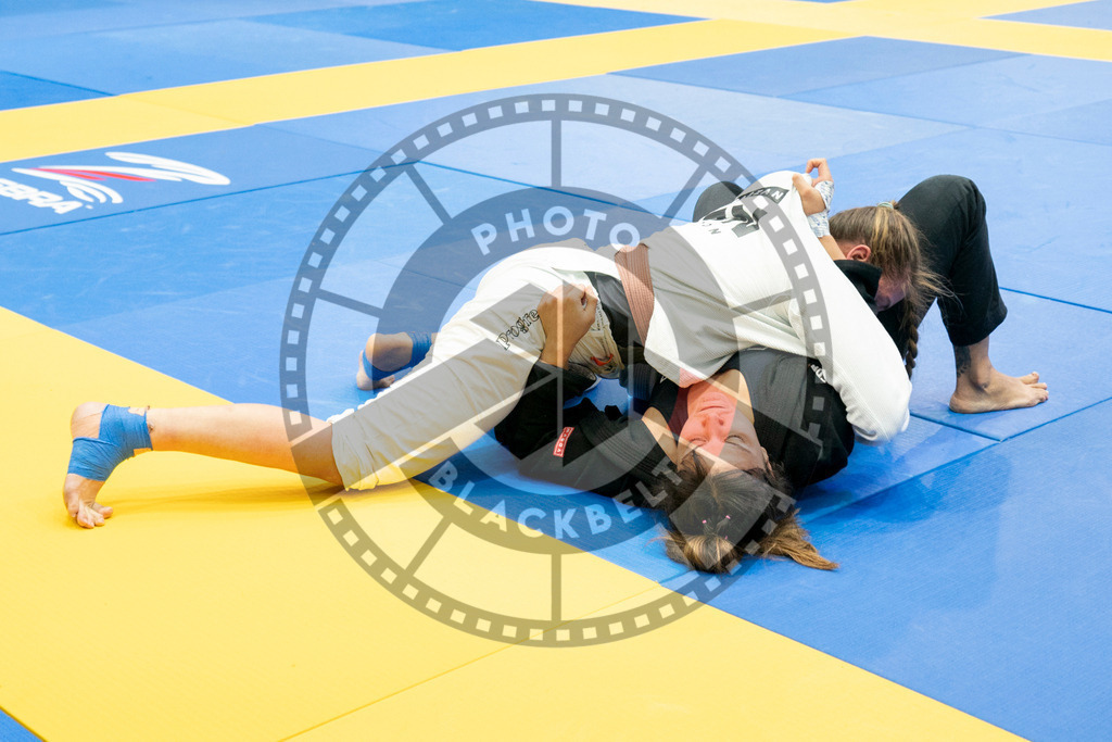 20240124PBB02543 | Fighters compete during the second day of the IBJJF European Championship in Paris, France, on January 24, 2024.