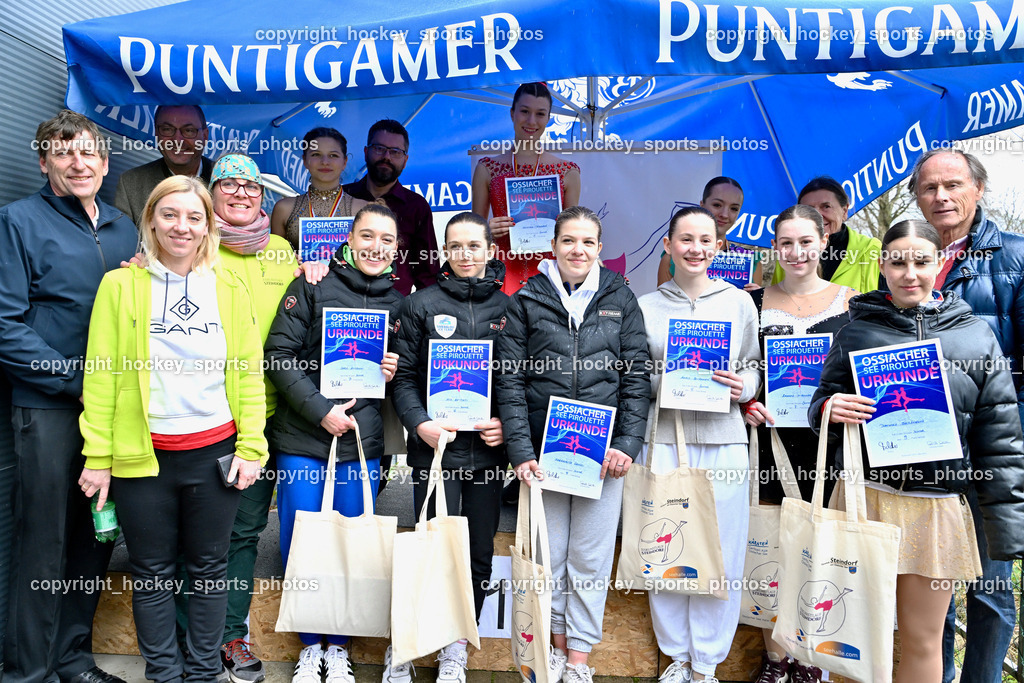 Ossiachersee Pirouette ESC Steindorf 31.3.2024 | Ossiachersee Pirouette ESC Steindorf 31.3.2024, Ossiachersee Pirouette ESC Steindorf am 31.03.2024 in Steindorf (Ossiachersee Halle), Austria, (Photo by Bernd Stefan)