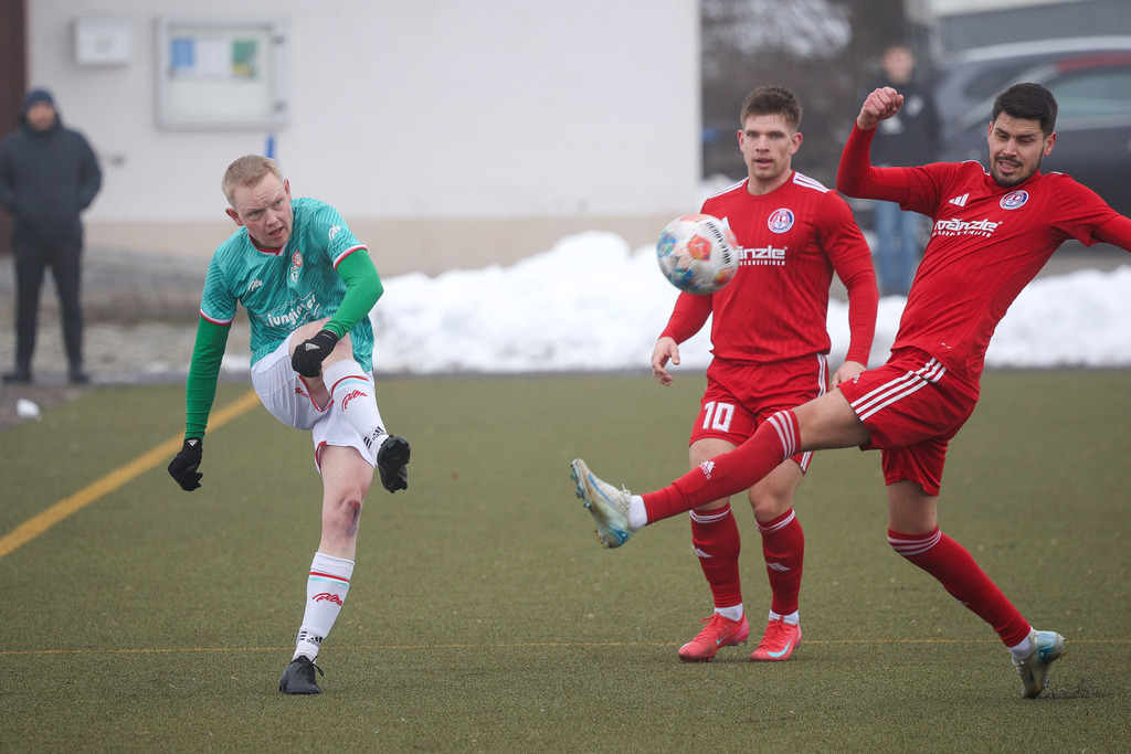 Heldenfingen-Buch_260131_6553 | SG Heldenfingen/Heuchlingen vs. TSV Buch, Fußball, Herren, Freundschaftsspiel, 2025/2026, 31.01.2026 in Söhnstetten, Kunstrasenplatz (Foto: Michael Bulling) - Realisiert mit Pictrs.com