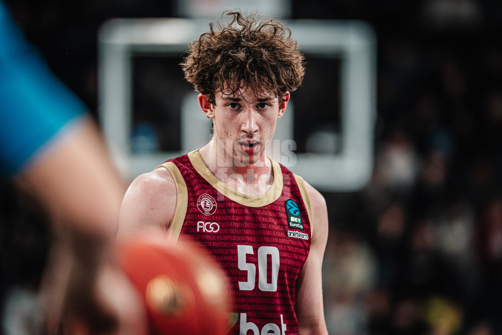 Basketball | Männer | Saison 2024/2025 | BKT EuroCup | Veolia Towers Hamburg vs. 7Bet-Lietkabelis Panevezys | 21.01.2025 | Oleksandr Kovliar (#50, BC 7Bet-Lietkabelis Panevezys)